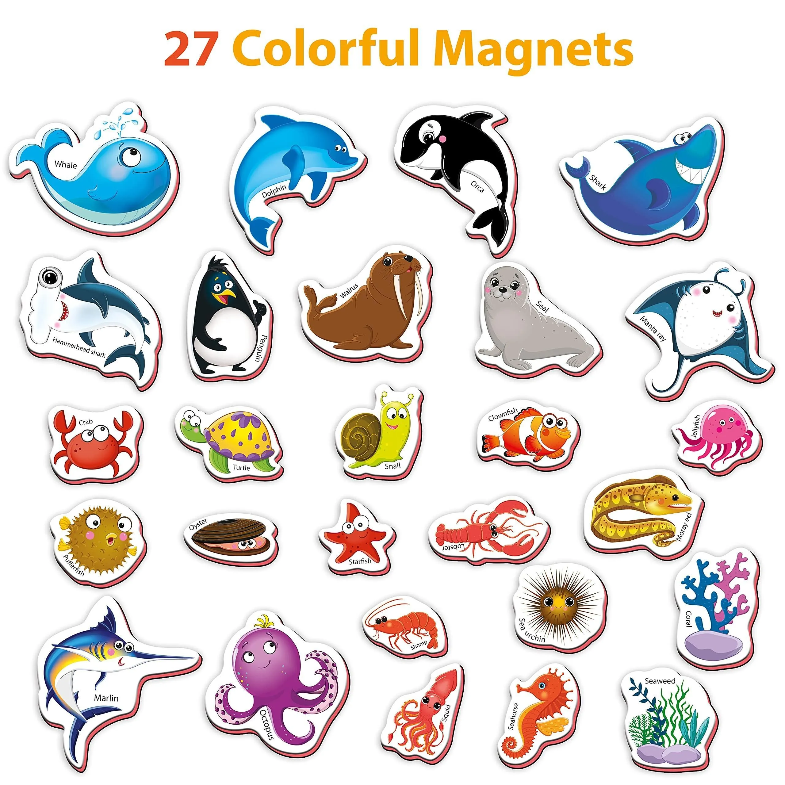 27 Foam Fridge Magnets for Toddlers 1 3 ‚Äì Large Toddler Magnets ‚Äì