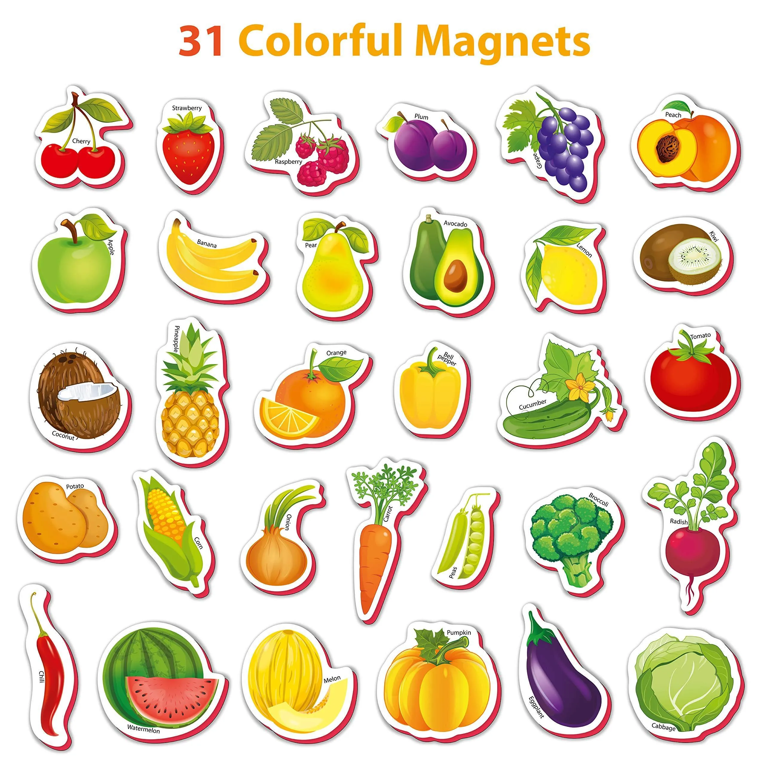 31 Foam Fridge Magnets for Toddlers 1 3 ‚Äì Large Toddler Magnets ‚Äì