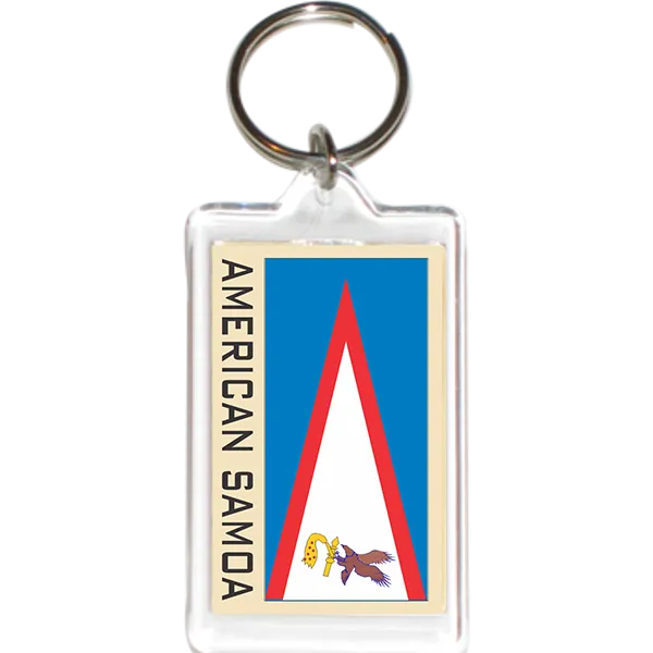 American Samoa Acrylic Key Holders