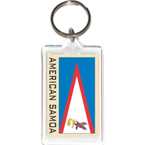 American Samoa Acrylic Key Holders