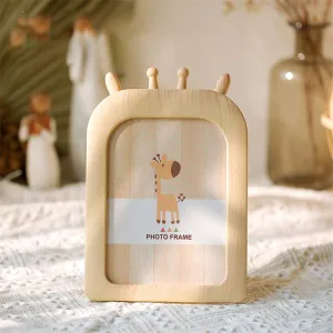 Animal Photo Frame | Beige Giraffe