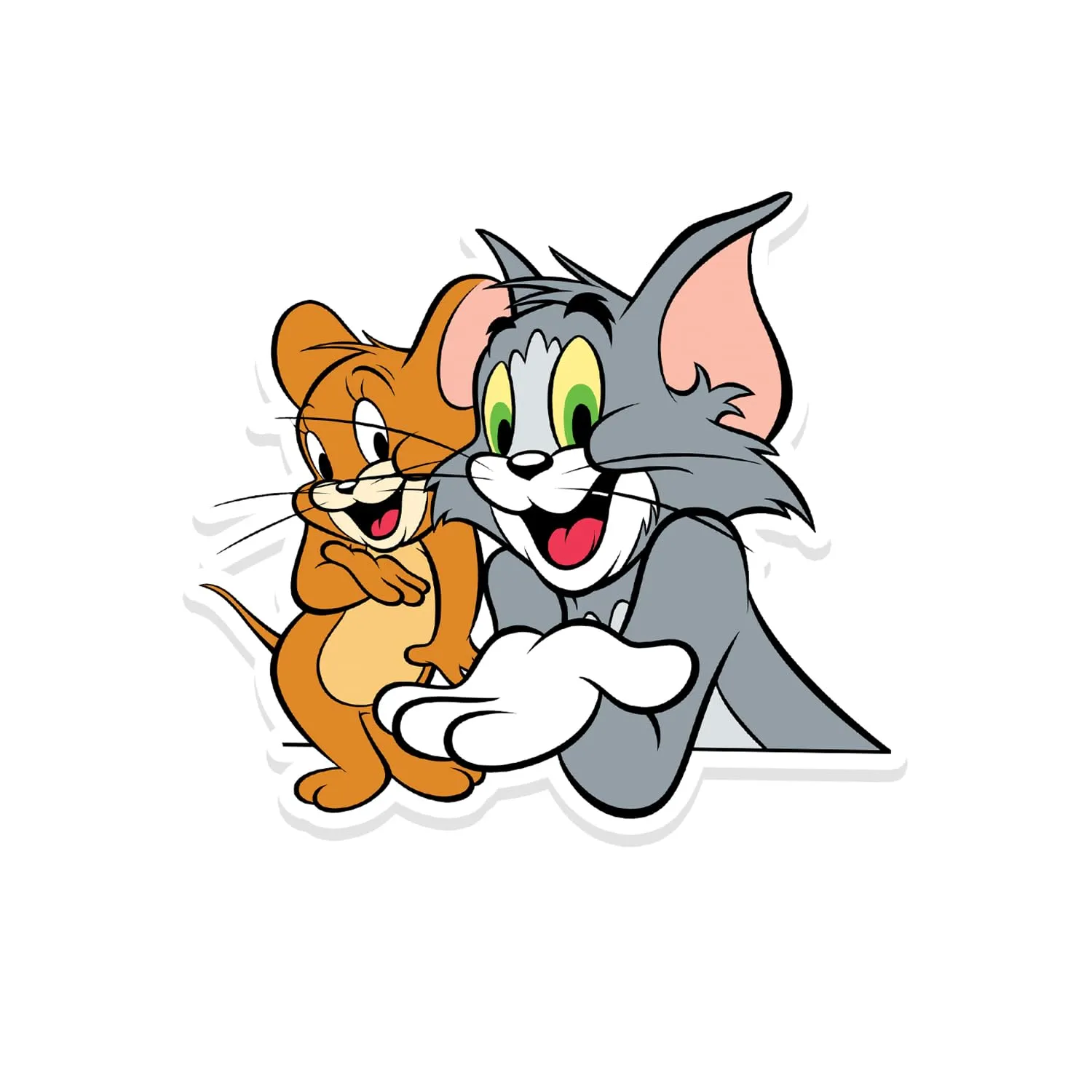 BookYourGIFT Cute Smiling Tom and Jerry Figurine - Perfect for Fans and Collectors!