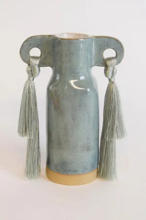 Ceramic Vase 606 by Karen Gayle Tinney - Sage