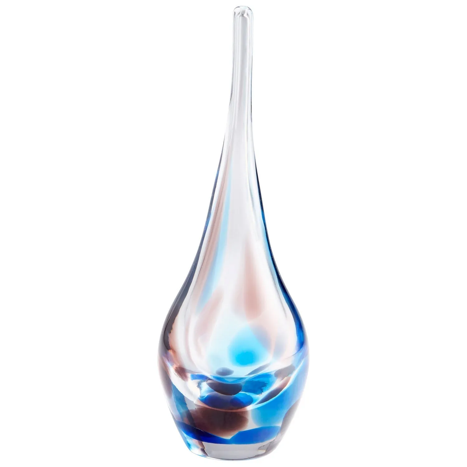 Cyan Design 10337 Pandora Vase - Amber And Blue - Small