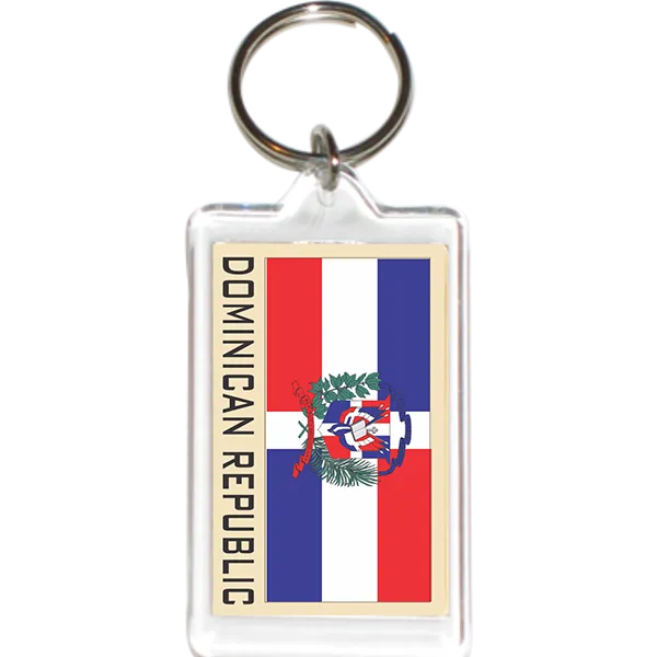 Dominican Republic Acrylic Key Holders