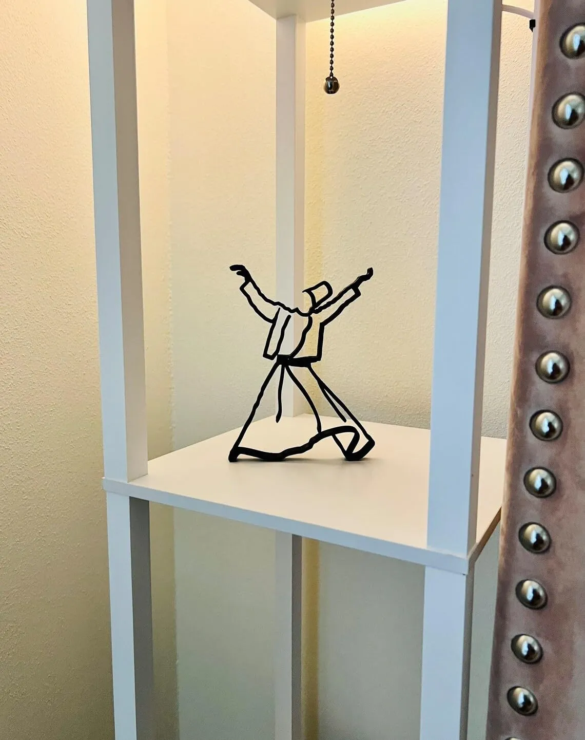 EROTNGO Rumi Inspired Tabletop Figurine - Persian Poet Minimalist Sculpture for Bookshelves and Windowsills