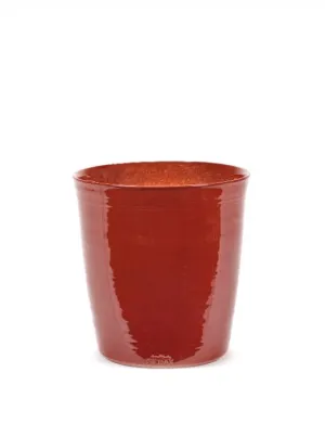 Flower Pot Lines Red Small