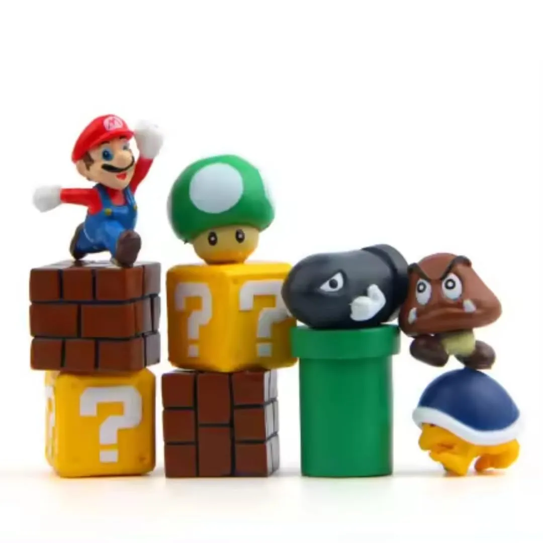 Geekmonkey Super Plumbers Bros Fridge Magnets - Set of 10