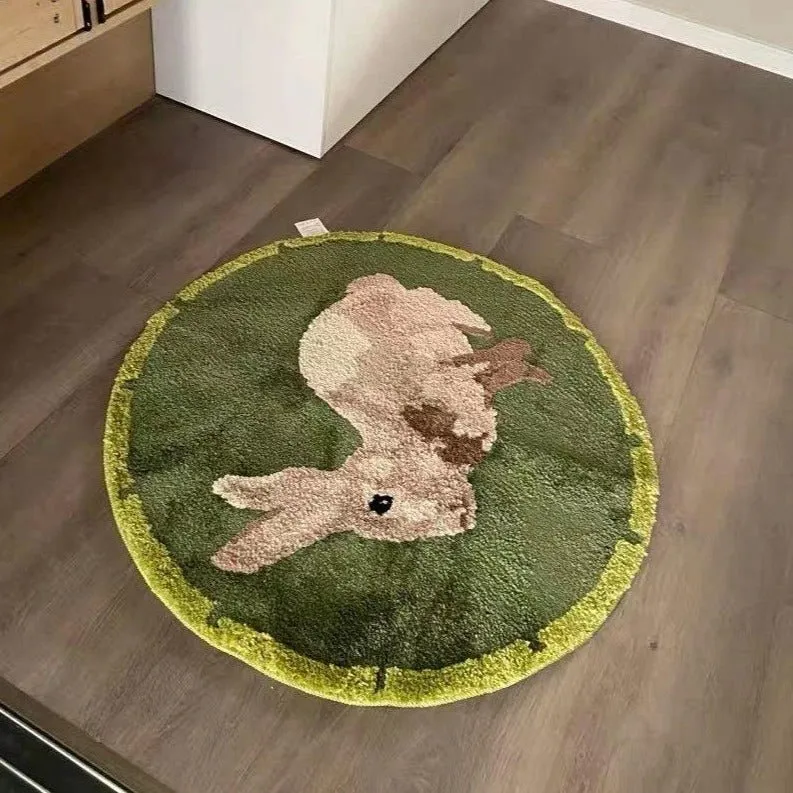 Hoppi-ness Bunny Rug