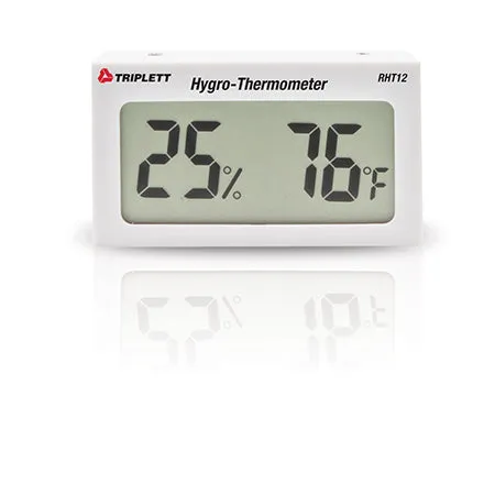 Hygro-Thermometer: dual display for Humidity  (10 to 99%RH) and Temperature  (14 to 122°/-10 to 50°C) (RHT12)