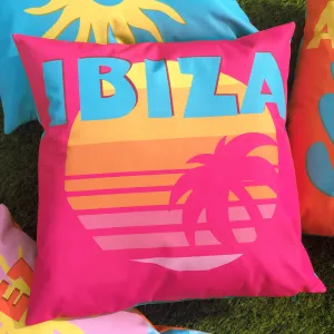 Ibiza Outdoor Cushion Hot Pink