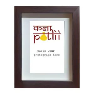 KALA POTLII Wall Decorative Wood Display Shadow Box Picture/Photo Frame for Home and Office Decore (Brown,13X15)