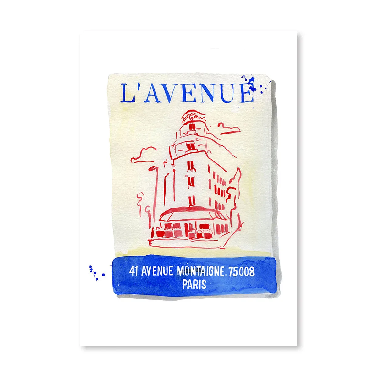 L'Avenue Paris Matchbook