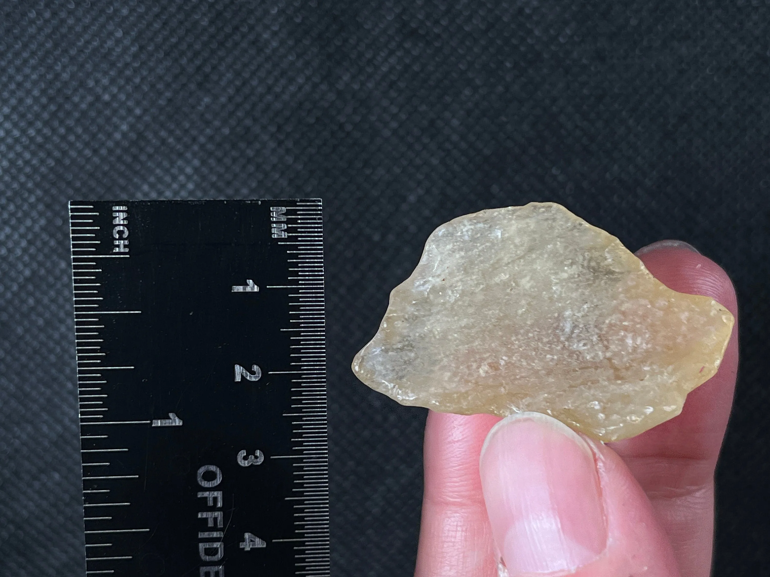 LIBYAN DESERT GLASS, Raw Crystal - Rare, 12.3g - Unique Gift, Home Decor, Raw Crystals and Stones, 49397