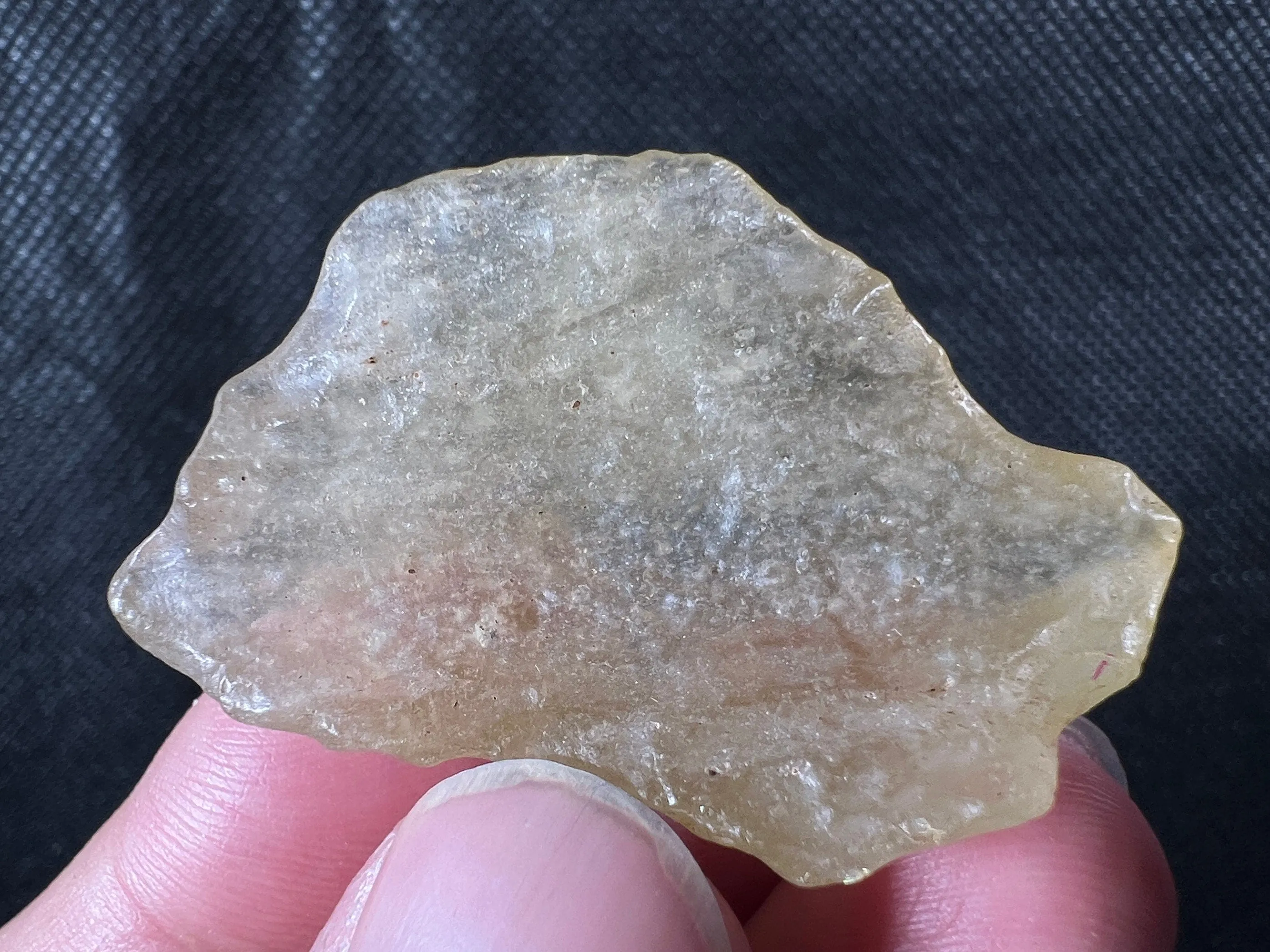 LIBYAN DESERT GLASS, Raw Crystal - Rare, 12.3g - Unique Gift, Home Decor, Raw Crystals and Stones, 49397