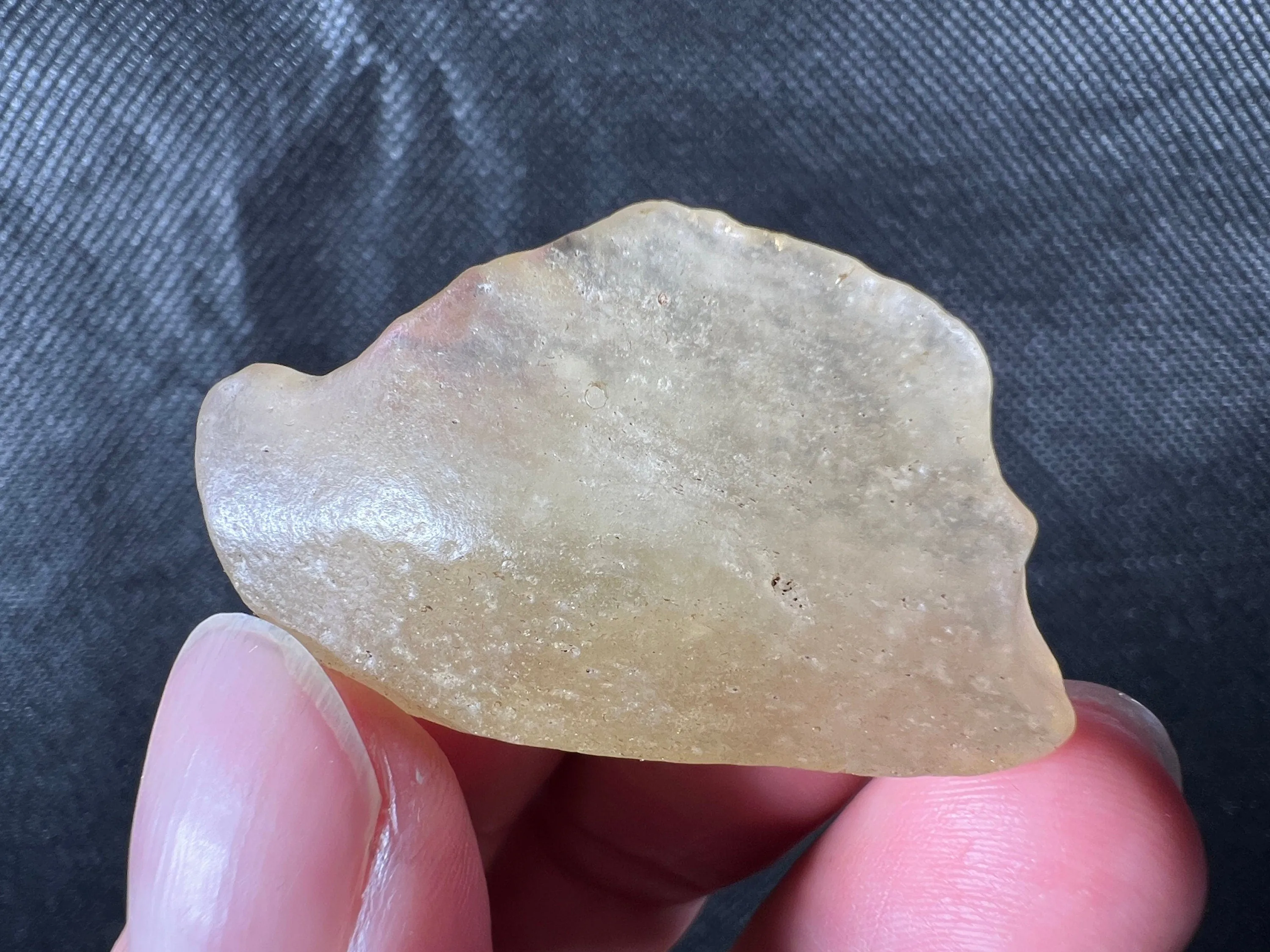 LIBYAN DESERT GLASS, Raw Crystal - Rare, 12.3g - Unique Gift, Home Decor, Raw Crystals and Stones, 49397