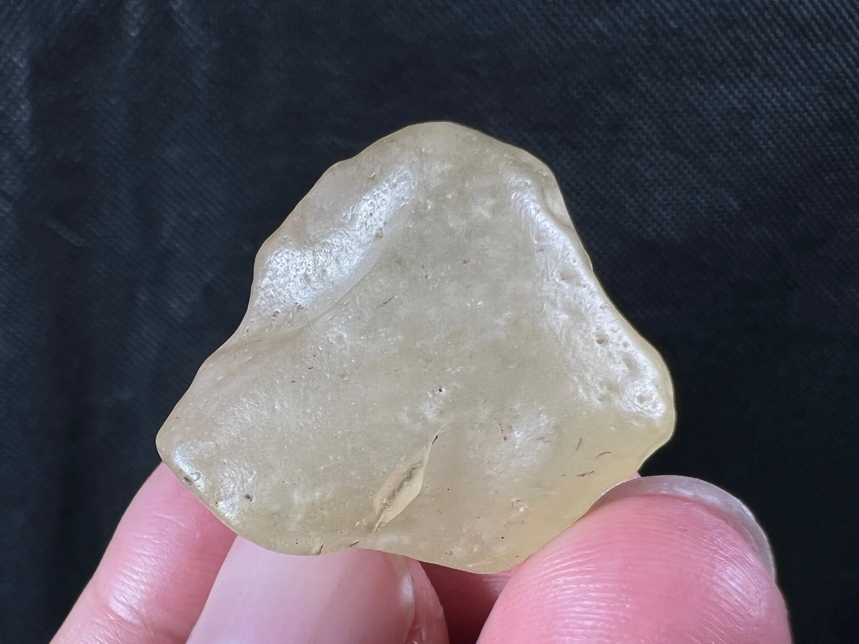 LIBYAN DESERT GLASS, Raw Crystal - Rare, 14.6g - Unique Gift, Home Decor, Raw Crystals and Stones, 49398