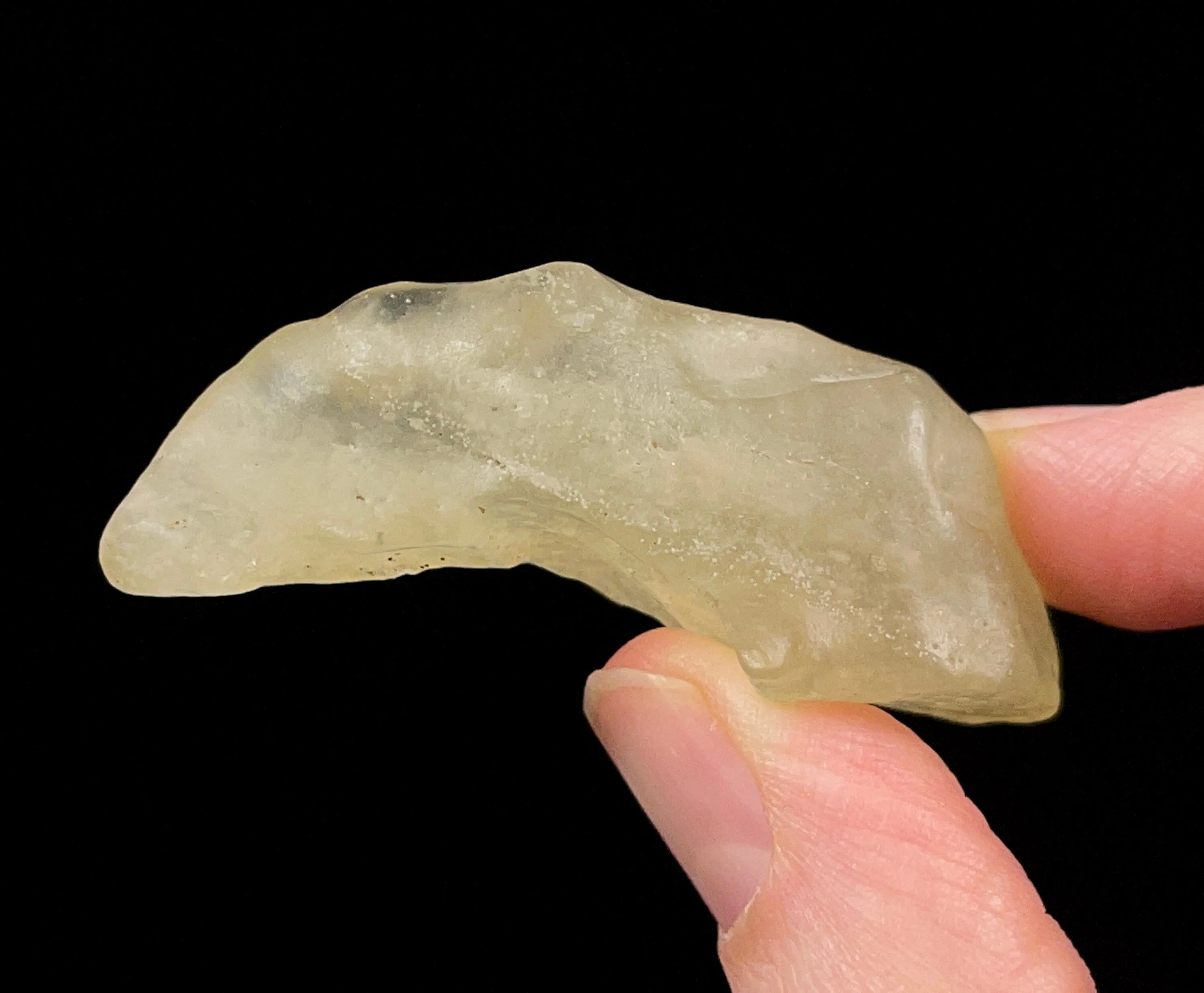 LIBYAN DESERT GLASS, Raw Crystal - Rare, B Grade - Raw Rocks and Minerals, Unique Gift, Home Decor, 52167