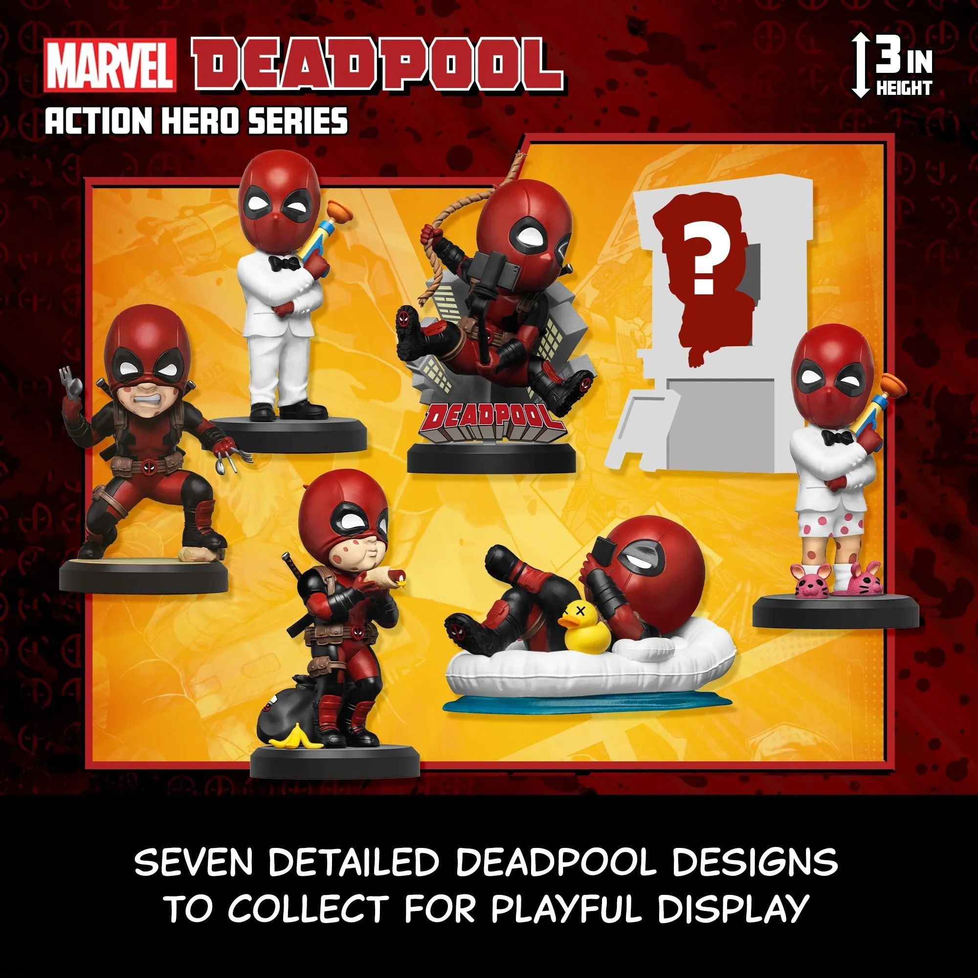 MARVEL Deadpool Action Hero Series Hero Box Blind Box