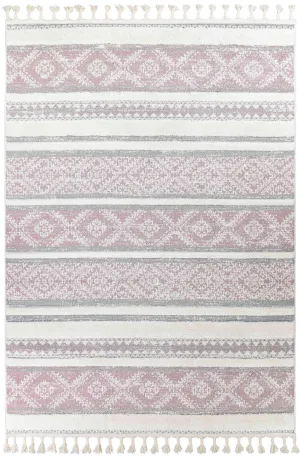 Mia B0359A Pink Rug by Austex