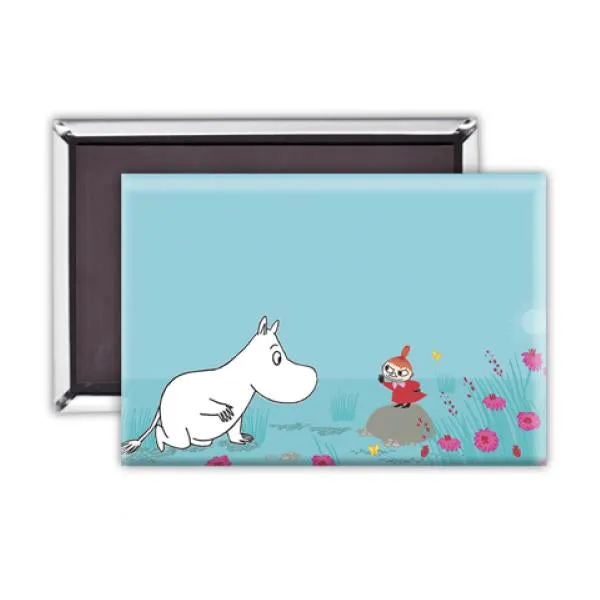 Moomin Magnet - Moomin & Little My - Blue