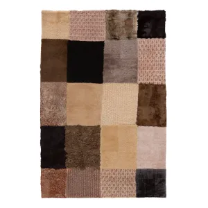 Multi Modern Cowhide Rug - 5'3" x 8'3"