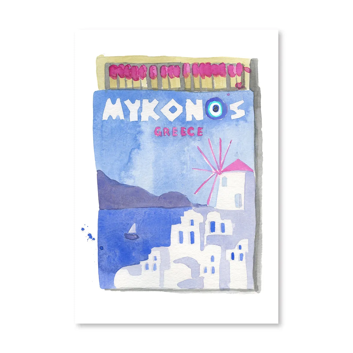 Mykonos Matchbook