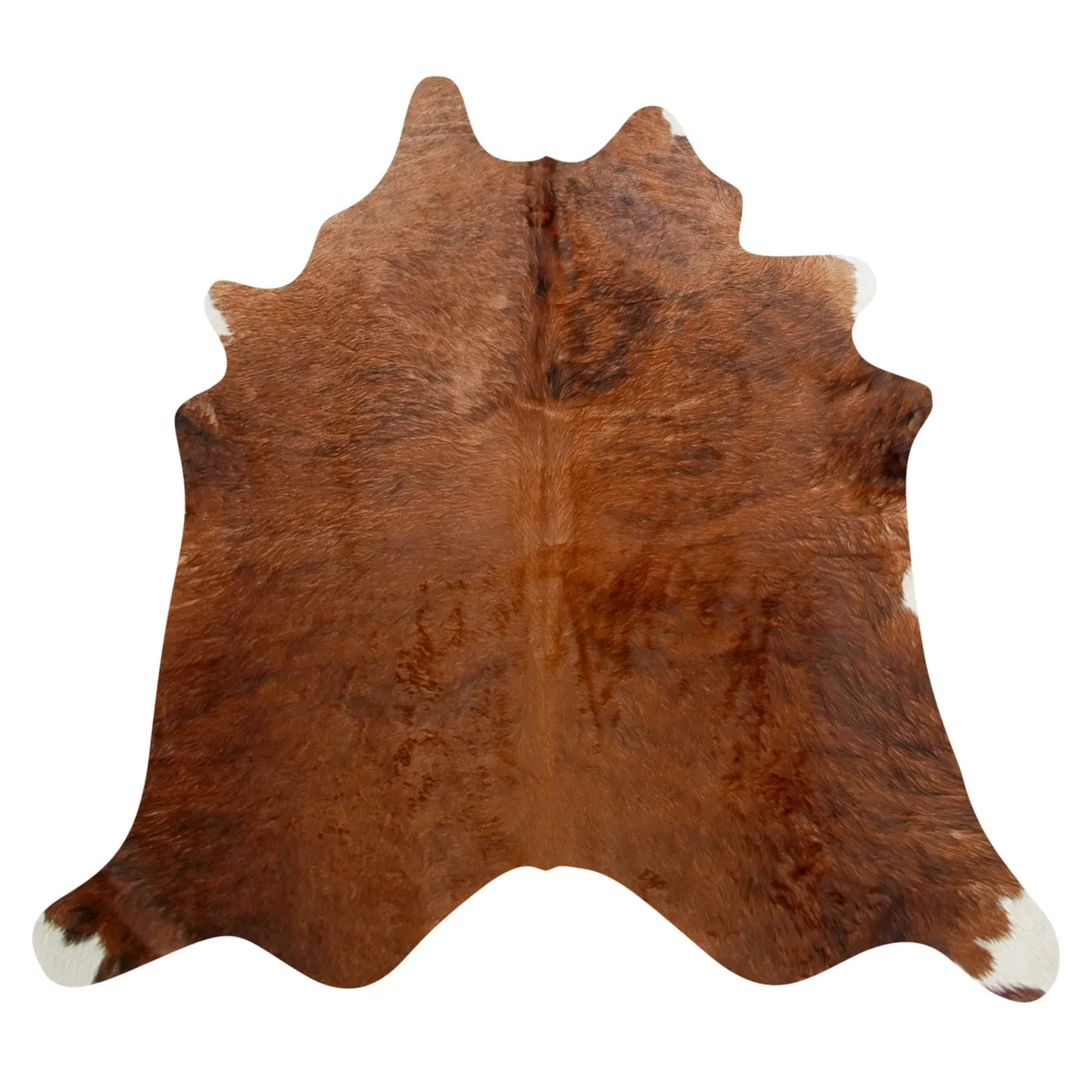 Natural Argentine Cowhide 4' 11" x 5' 1"