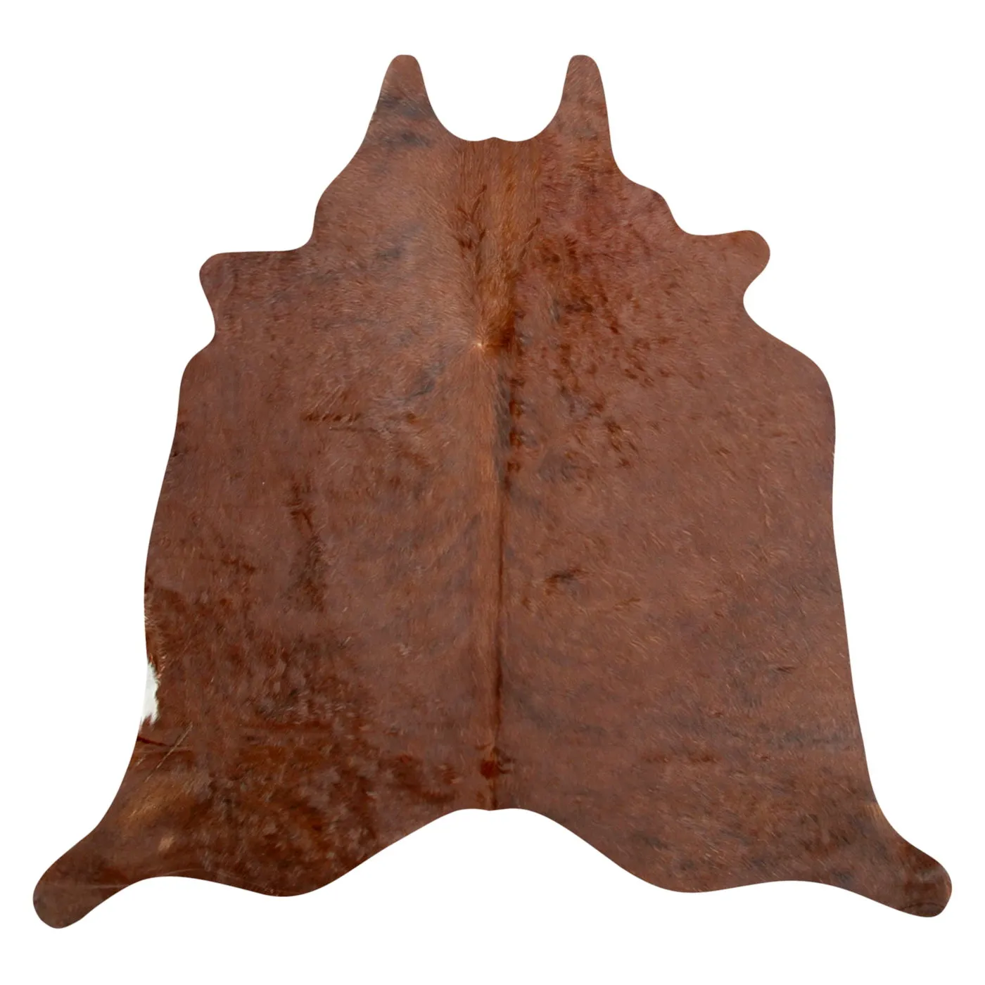 Natural Argentine Cowhide 4' 11" x 5' 5"