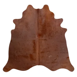 Natural Argentine Cowhide 4' 7" x 5' 1"