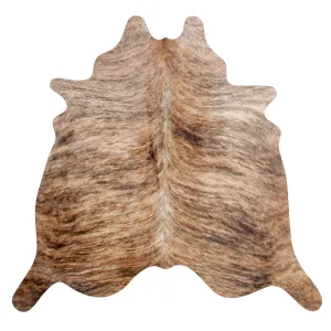 Natural Argentine Cowhide 4' 9" x 5' 1"