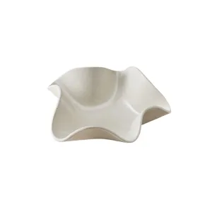 Organic Ceramic Catchall, Medium, Blanc