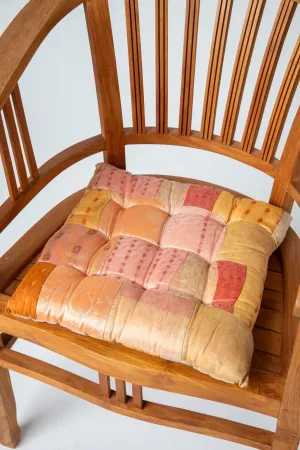 Patchwork Sari Silk Cushion Seconds