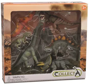 Prehistoric Life Dinosaur Figurines 6pc Set - Collecta