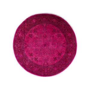 Purple Samsara Wool Rug - 7'1" Round