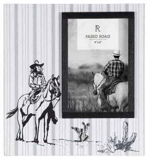 Ranch Life Cowgirl Picture Frame, 4" x 6"