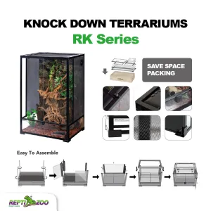 REPTIZOO Knock-Down Glass Terrarium RK Series