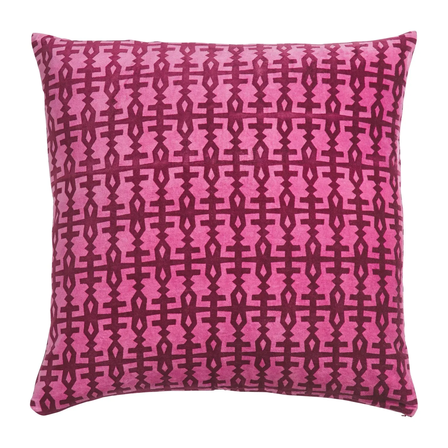 Sage x Clare Amata Velvet Cushion - Rosewater