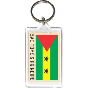 Sao Tome Principe Acrylic Key Holders