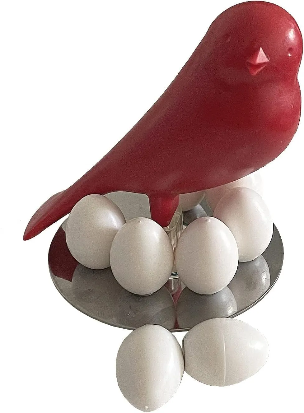 Sparrow Egg & Bird Shape Magnets 6 Eggs & 1 Bird for Note Holder Sticker, Home, Office, Refrigerator Decoration