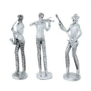 Standing Musician Sculpture