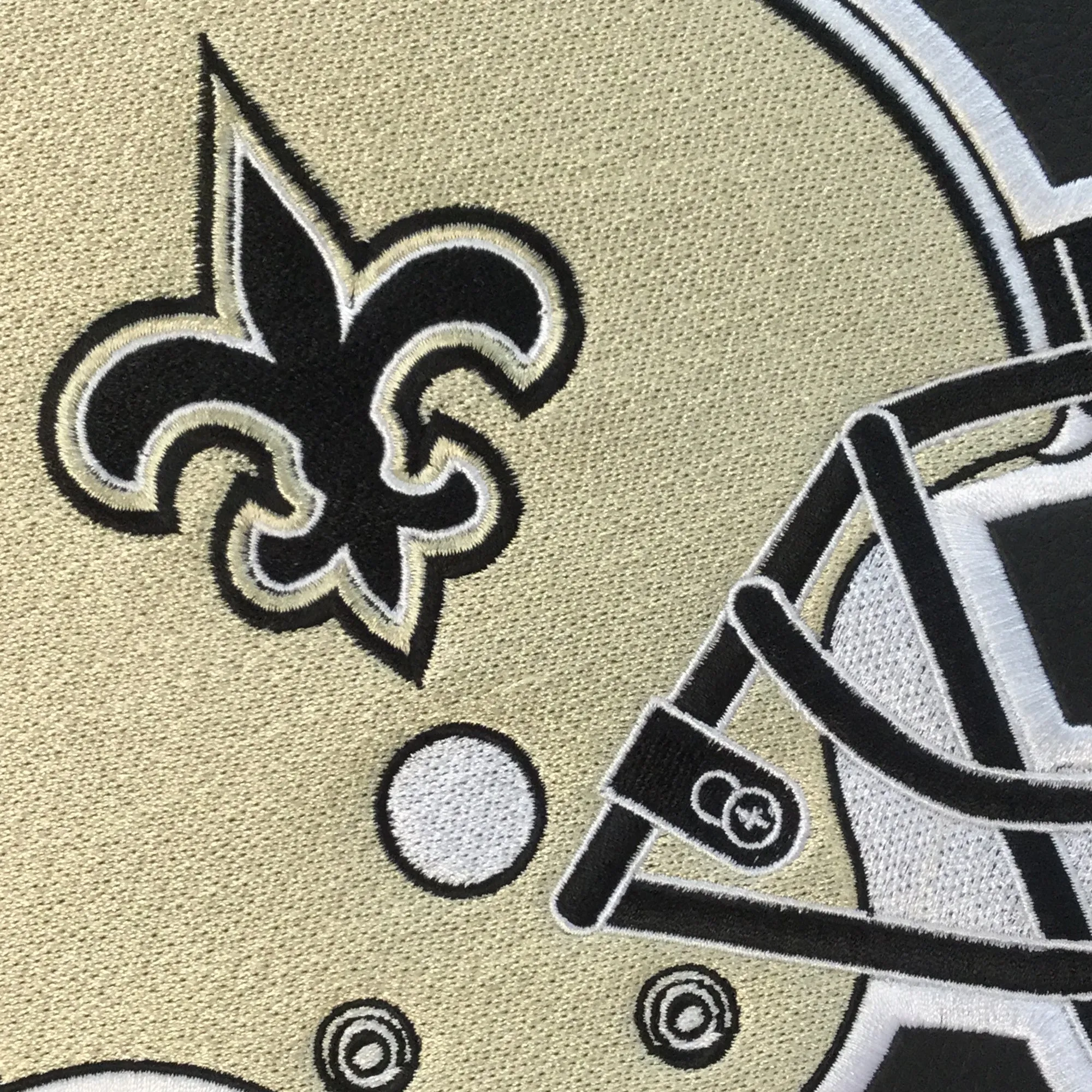 Stealth Recliner with  New Orleans Saints Helmet Logo