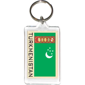 Turkmenistan Acrylic Key Holders