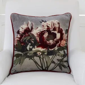 Velvet Cushion Peonia