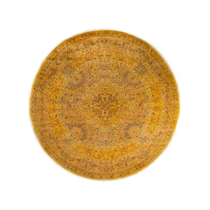 Yellow Overdyed Wool Rug - 10'1" x 10'